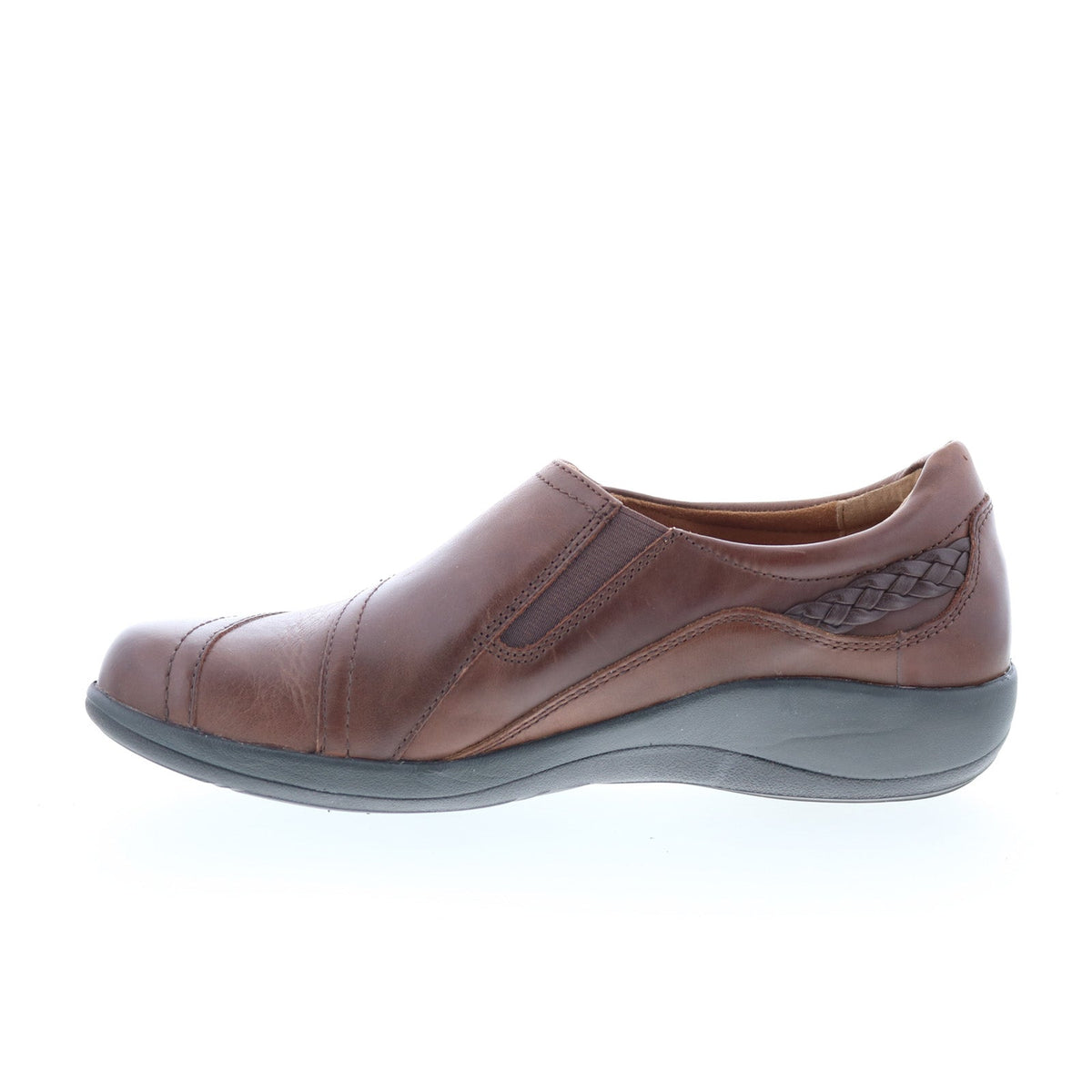 Aetrex Karina DM502 Womens Brown Wide Loafer Flats Shoes