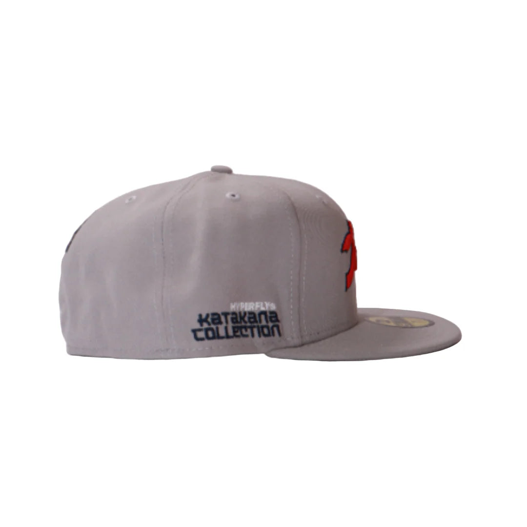 New Era 59Fifty Atlanta Braves x Hyperfly Katakana Fitted - Grey