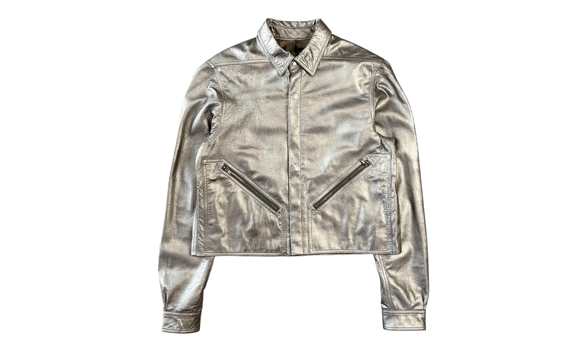 Tour Alice Lamb Leather Jacket "Gunmetal (Hollywood S/S25)" RU01E5742 LBAM 68