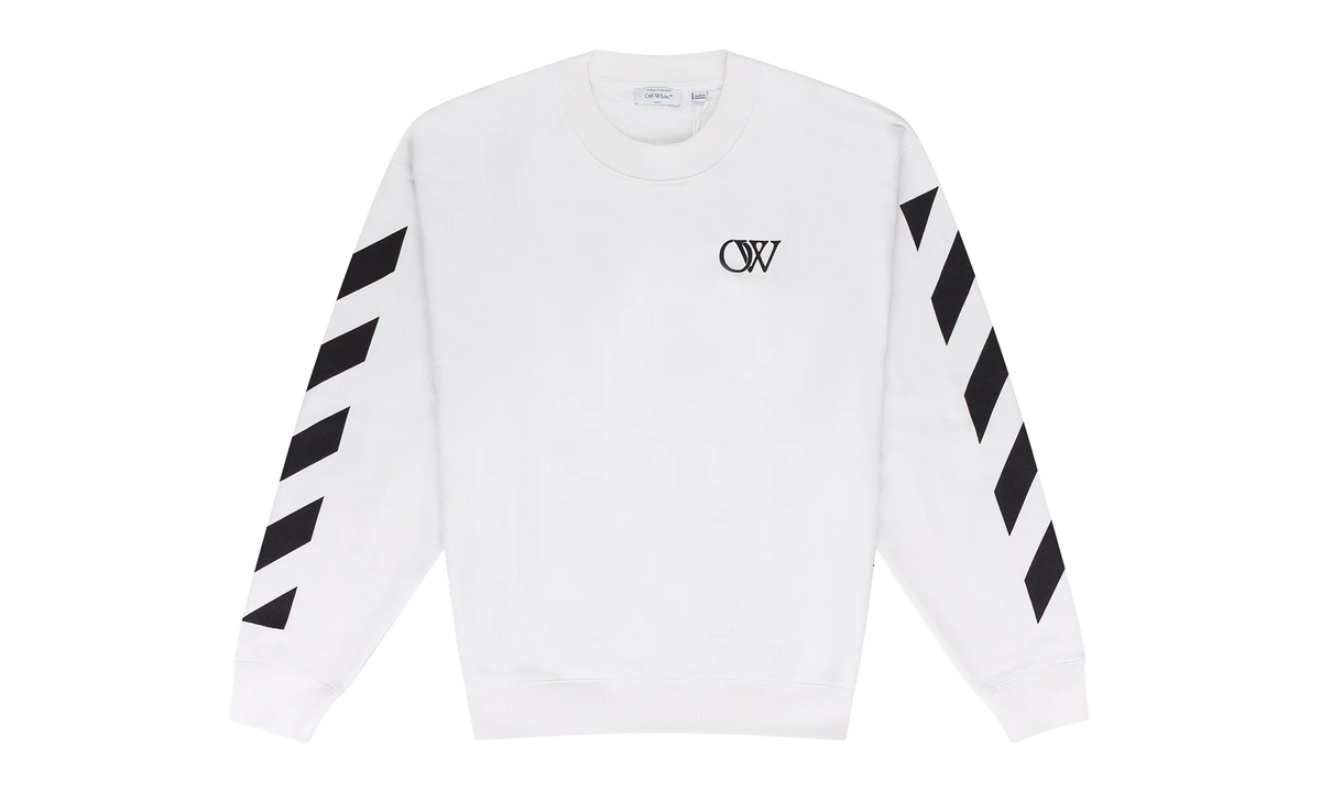 Diagonal Crewneck "White" OFW MHDS 0202