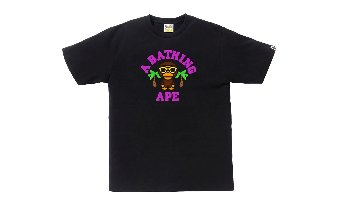 Milo College Summer Tee "Black" BAPE SS18 106