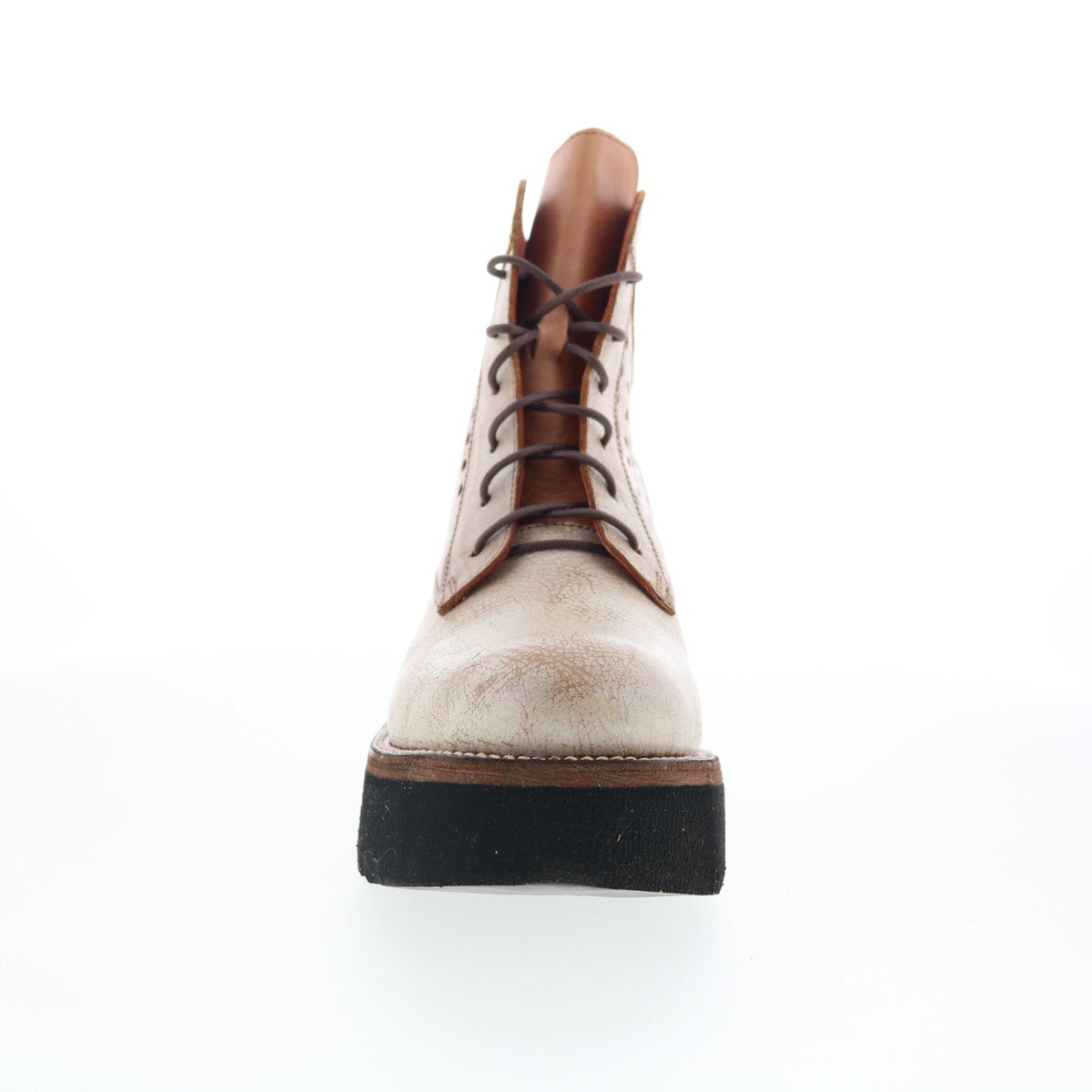Bed Stu Tanzania F393086 Womens Brown Leather Lace Up Casual Dress Boots