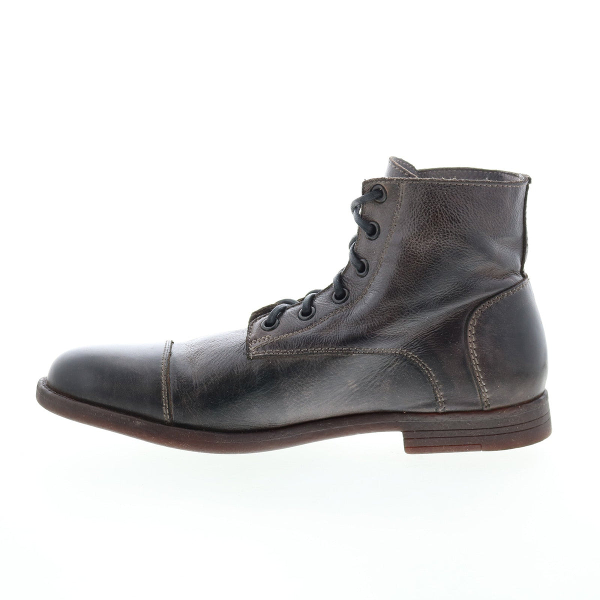 Bed Stu leonardo F479009 Mens Brown Leather Lace Up Casual Dress Boots