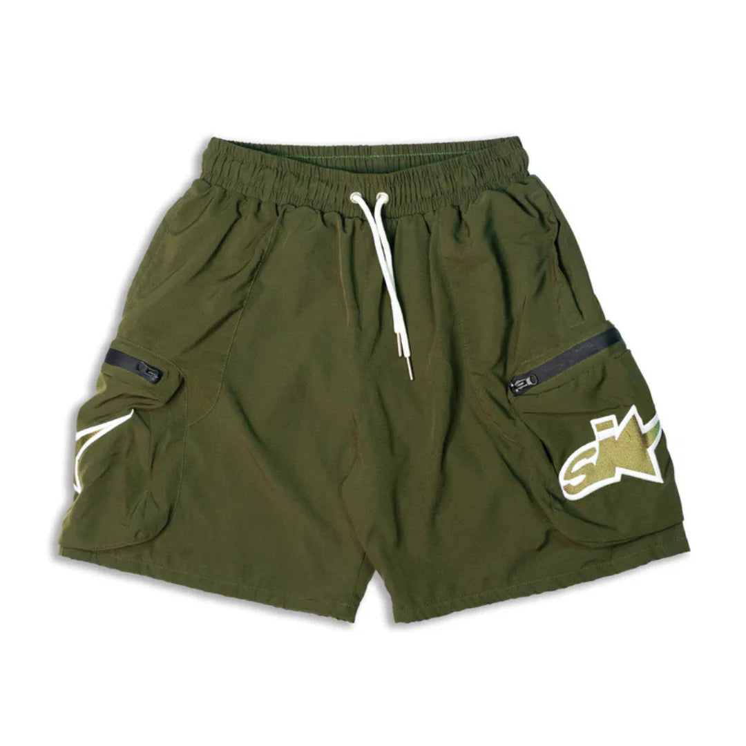 SMPL Cargo Shorts - Olive