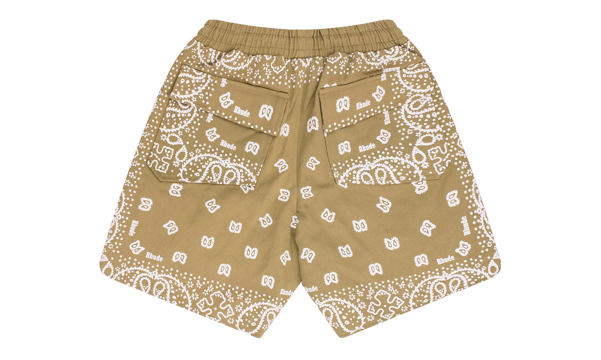 Rhude Bandana Shorts "Khaki" RHSS23SH46009481 KHAKI