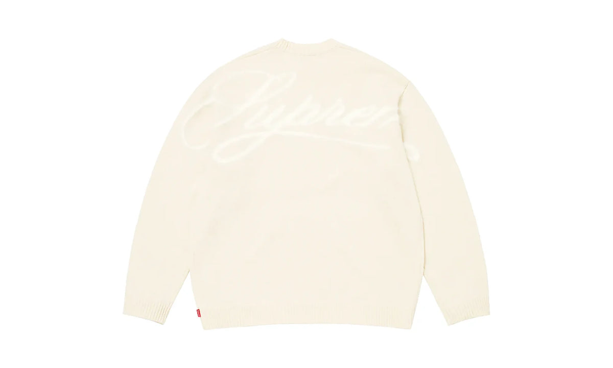 Angora Script Sweater "FW25 - Ivory" SU26811