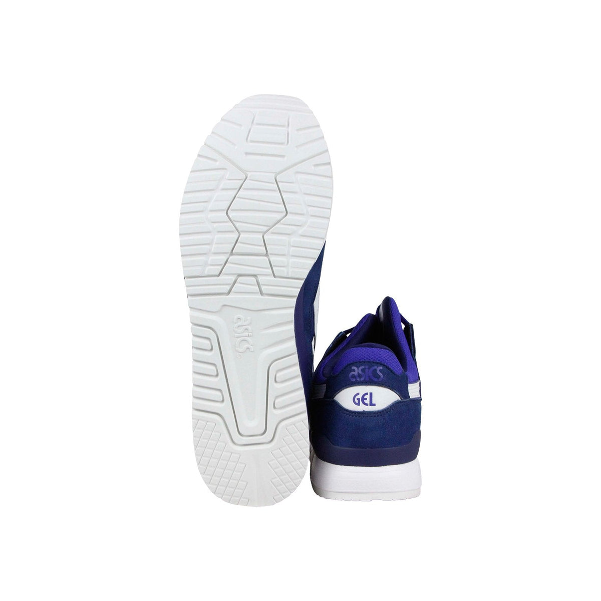 Asics Gel Lyte III H7K4Y-4501 Mens Blue Suede Lace Up Lifestyle Sneakers Shoes