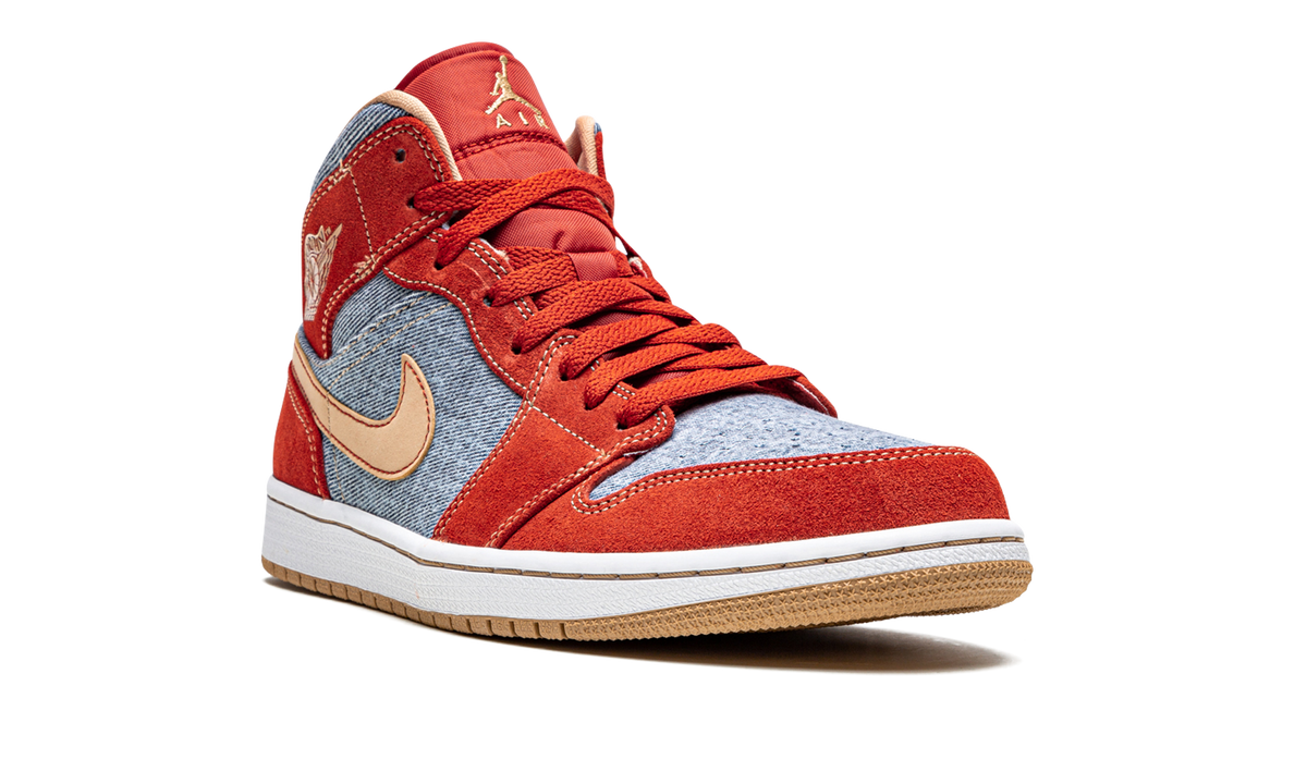 1 Mid SE "Denim Red Suede" DM4352 600