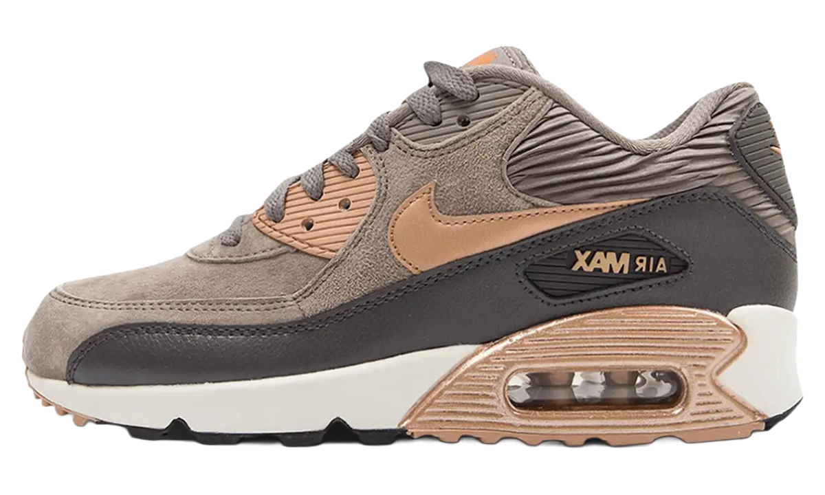 Air Max 90 Leather WMNS"Iron Metallic Red Bronze" 768887 201