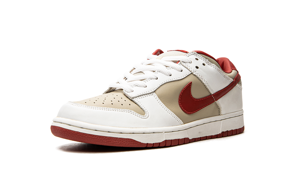 DUNK LO PRO MNS WMNS"Light Stone Varsity Red"